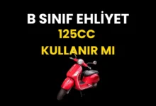 B Sınıfı Ehliyet 125 cc Motosiklet Kullanılır mı