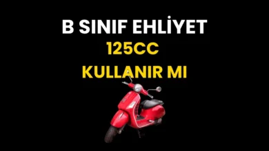 B Sınıfı Ehliyet 125 cc Motosiklet Kullanılır mı