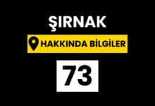 Şırnak Hakkında Bilgiler