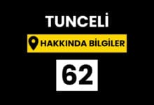 Tunceli Hakkında Genel Bilgiler